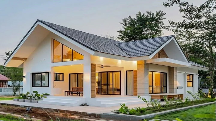 Modern Villa in Agricultural Connection